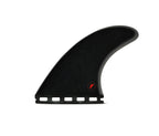 Futures EA Rake Control Fiberglass Tri Fin Set-Black/Grey-Large