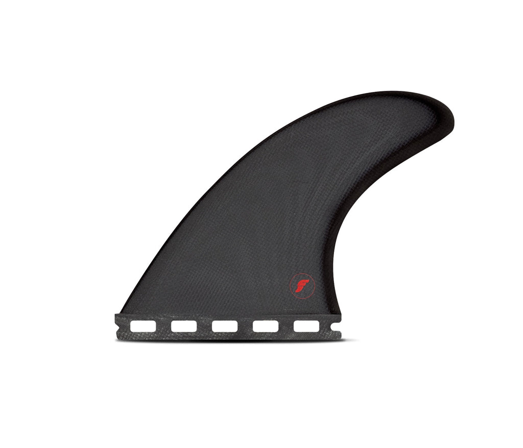 Futures EA Rake Fiberglass Tri Fin Set-Grey/Black-Medium