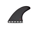 Futures EA Rake Fiberglass Tri Fin Set-Grey/Black-Medium