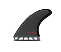 Futures EA Rake Fiberglass Tri Fin Set-Grey/Black-Medium