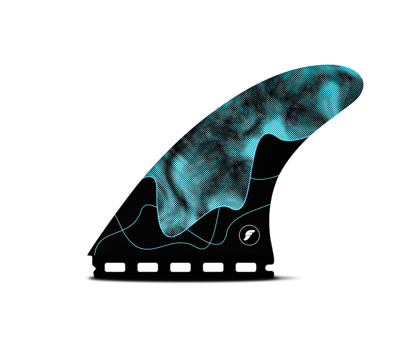 Futures Jack Robinson Honeycomb Tri Fin Set-Aqua-Large