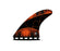 Futures Jack Robinson Tech Flex Tri Fin Set-Orange-Large