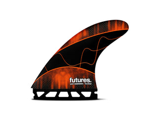 Futures Jack Robinson Tech Flex Tri Fin Set-Orange-Large