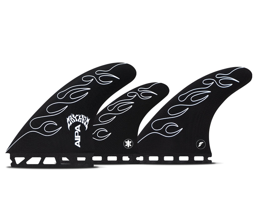 Futures Aipa Mayhem Fiberglass Tri Quad Fin Set Medium REAL