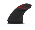 Futures Alpha Reverse 3/2 Twin  Twin Fin Set-Carbon/Red