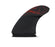 Futures Alpha Reverse 3/2 Twin  Twin Fin Set-Carbon/Red