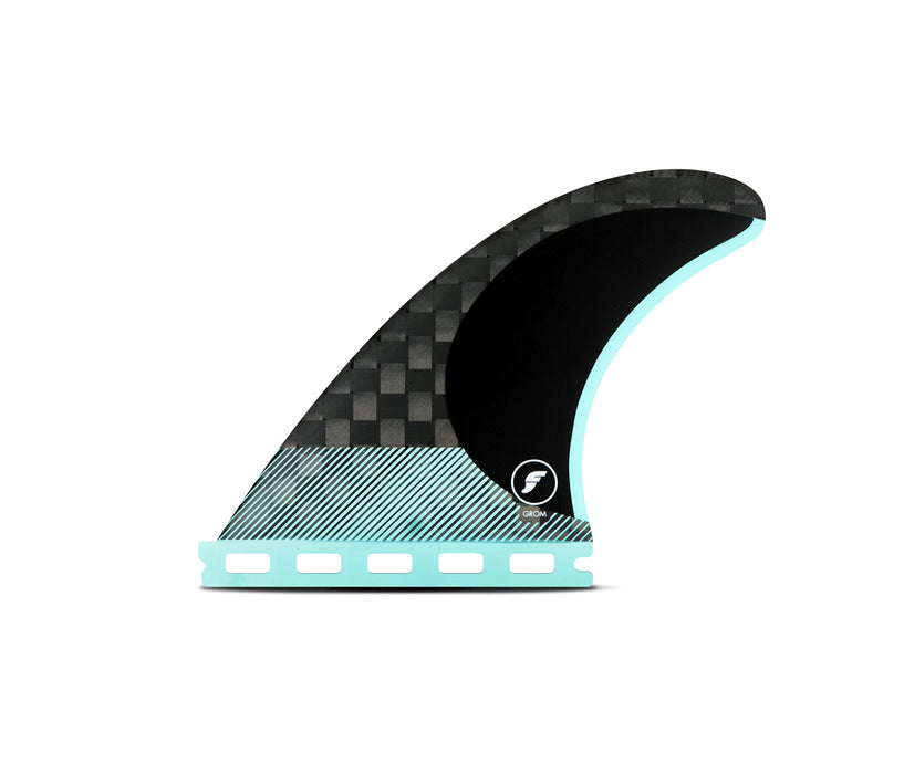 Futures R3 Grom Blackstix Tri Fin Set-Blue-X-Small