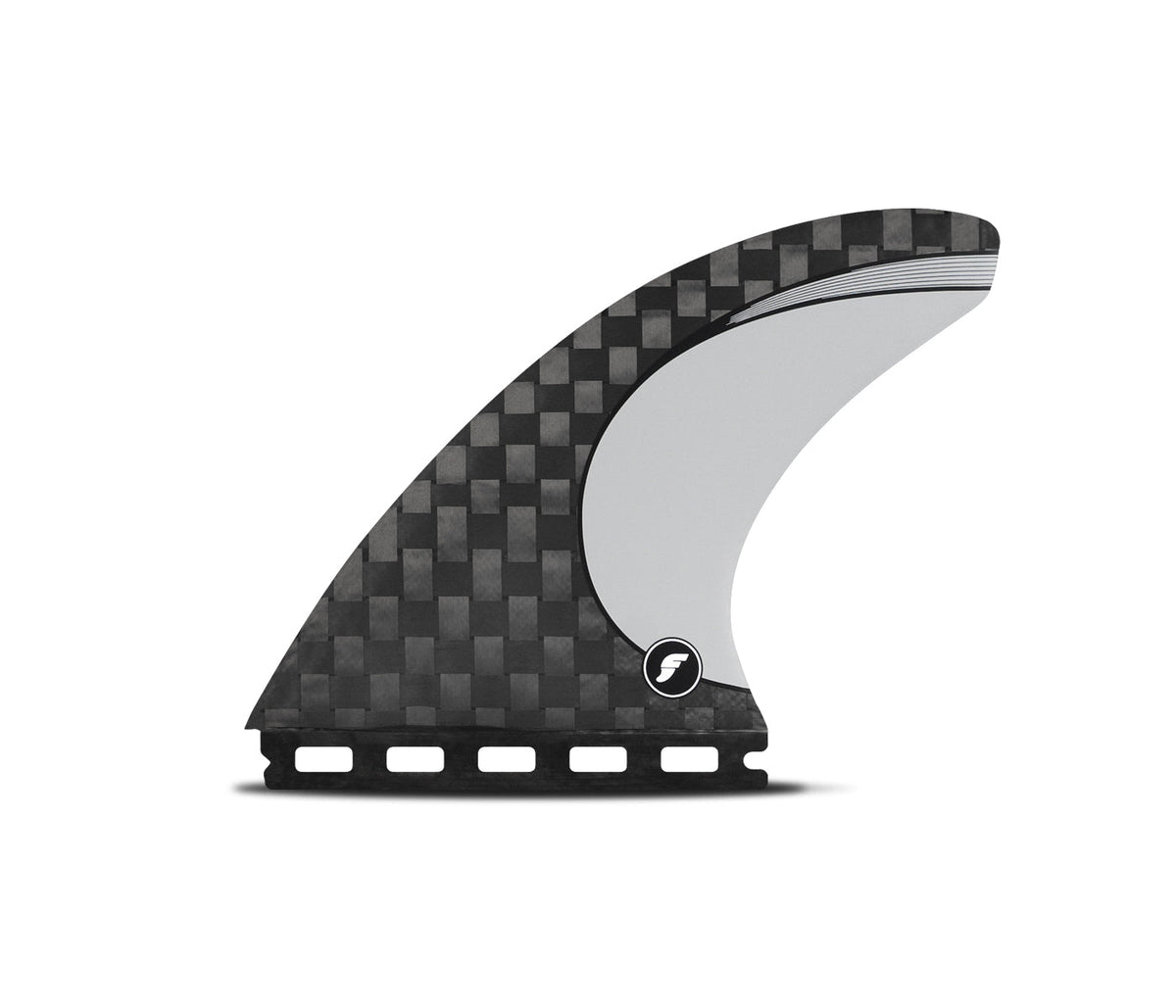 Futures Vector 3/2 Blackstix Tri Fin Set-Silver-Large