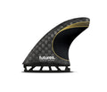 Futures Vector 3/2 Blackstix Tri Fin Set-Gold-Medium