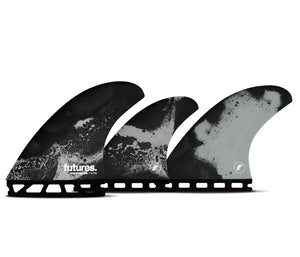 Futures Christenson HC Tri/Quad Fin Set-Grey-Medium