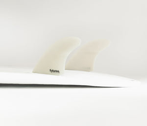Futures En 3/2 Reverse Fiberglass Twin Fin Set-Grey