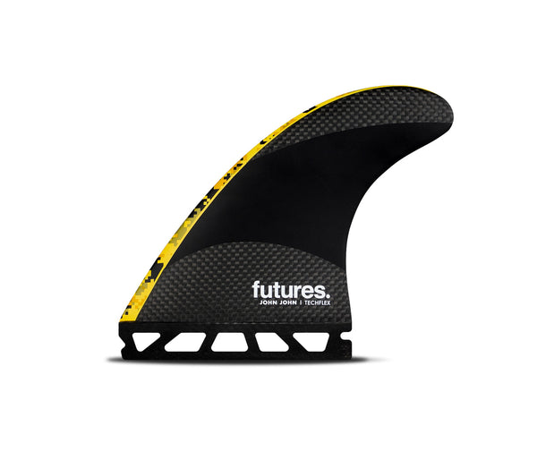 Futures JJF サーフボード　トライフィン Futures JJF2 Techflex Tri Fin Set-Digi Yellow-Medium — REAL
