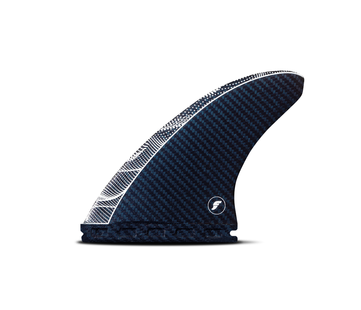 Futures JJF Scimitar Vapor Core Tri Fin Set-Blue/Carbon-Medium