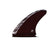 Futures JJF Scimitar Vapor Core Tri Fin Set-Red/Carbon-Large