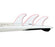 Futures Jordy Honeycomb Tri Fin Set-White/Red-Medium