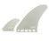 Futures Knost Fiberglass Twinzer Fin Set-Clear