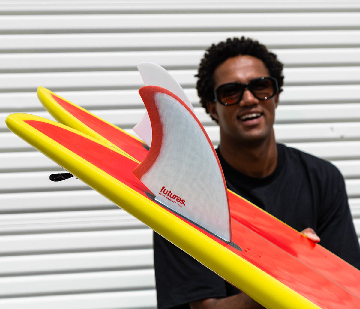 Futures Mikey February Keel-Red/Grey