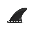 Futures Scimitar Flat HC Quad Rear Fin Set-Black-M/L