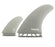 Futures T2 Twinzer Fiberglass Twinzer Fin Set-Smoke-9 Deg