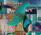 Futures Timmy Fiberglass Twin Fin Set-Teal