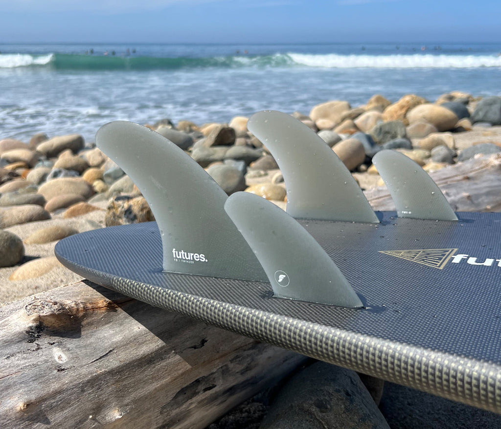 Futures TW1 Canard Fiberglass Fin Set-Smoke