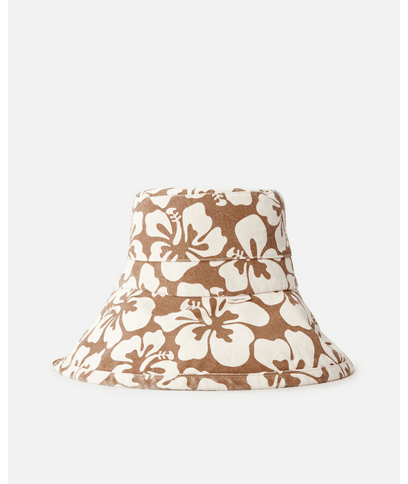 Rip Curl Tres Cool UPF Sun Hat-Brown/Off White