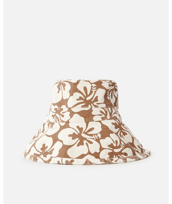 Rip Curl Tres Cool UPF Sun Hat-Brown/Off White