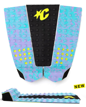 Creatures Italo Ferreira Signature Traction Pad-Fluro Blue Lavendar Swirl Black
