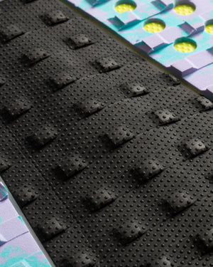 Creatures Italo Ferreira Signature Traction Pad-Fluro Blue Lavendar Swirl Black