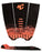 Creatures Mick Fanning Traction Pad-Black Fade Fluro Red