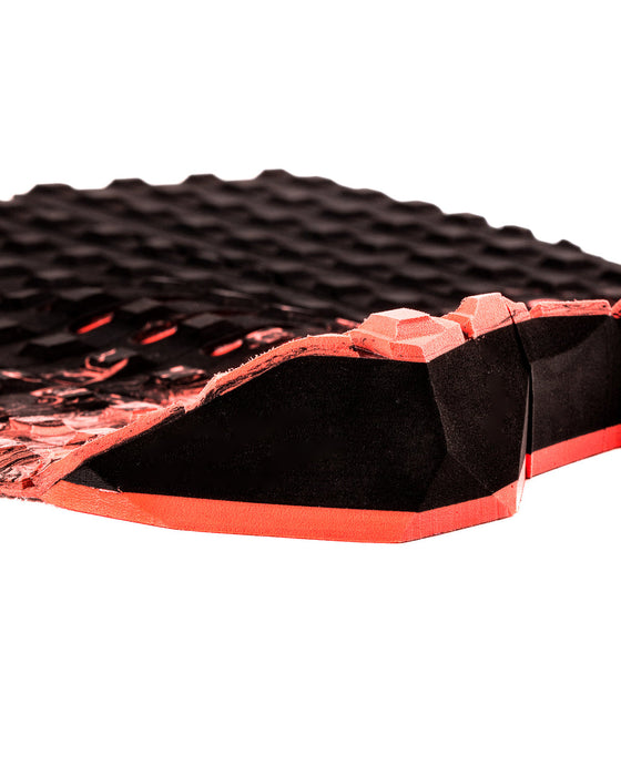 Creatures Mick Fanning Traction Pad-Black Fade Fluro Red