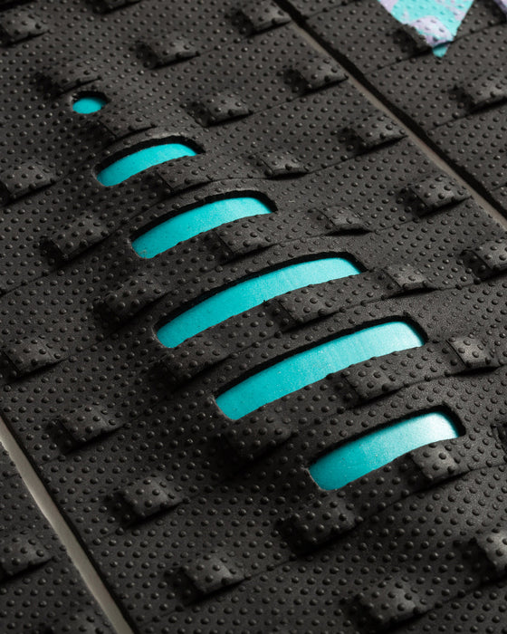 Creatures Mick Eugene Fanning Signature Traction Pad-Black Fluro Blue Lavender Swirl