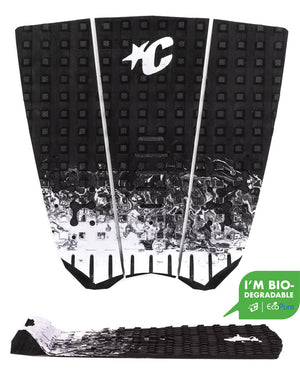 Creatures Mick Fanning Loc-Lite Eco Traction Pad-Black Fade White