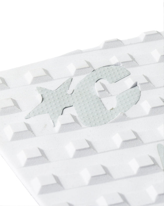 Creatures Mick Fanning Performance Twin Traction Pad-White Platinum Eco