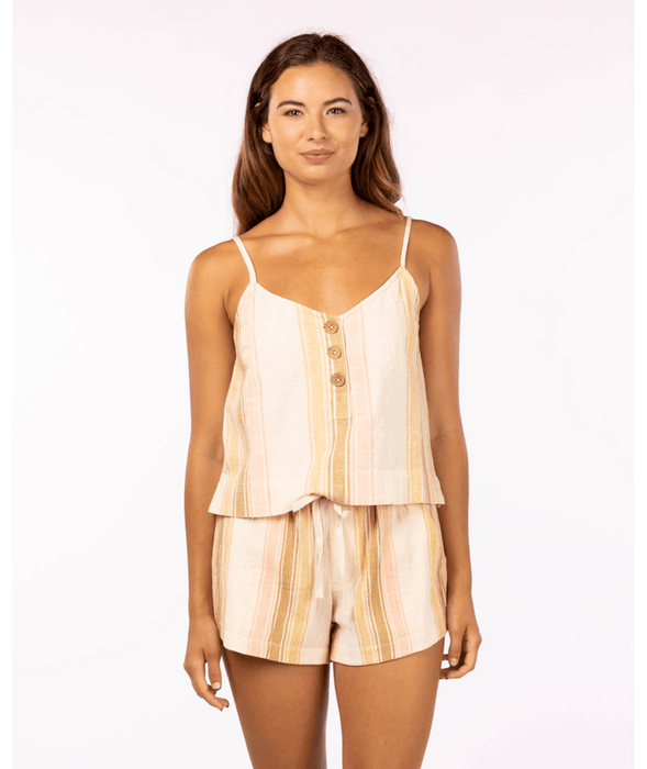 Rip Curl Classic Surf Stripe Cami Tank-Straw
