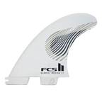 FCS II Gabriel Medina PC Tri Fin Set-Black/White-Large