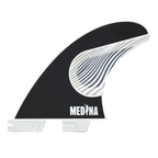 FCS II Gabriel Medina PC Tri Fin Set-Black/White-Large
