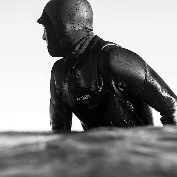 Manera Magma Hooded 5/4/3 FZ Wetsuit-Black