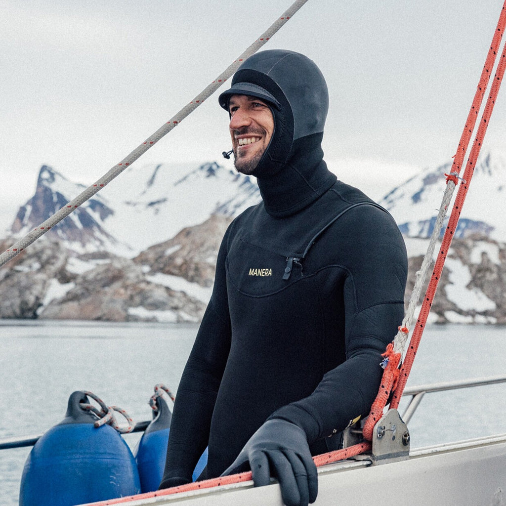 Manera Magma Hooded 5/4/3 FZ Wetsuit-Black