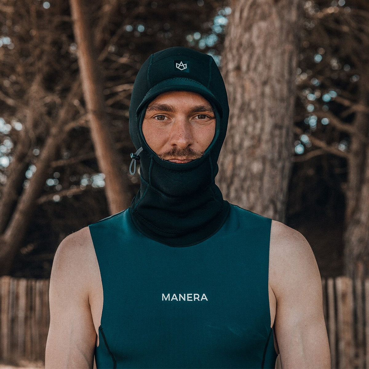 Manera X10D Baselayer 0.5mm Hooded Top-Black