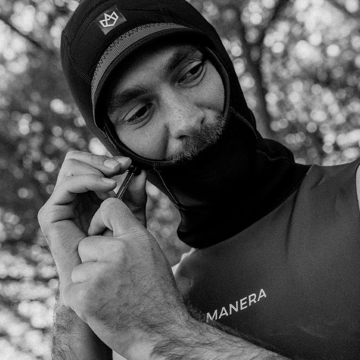Manera X10D 0.5mm Baselayer Hooded Top-Black