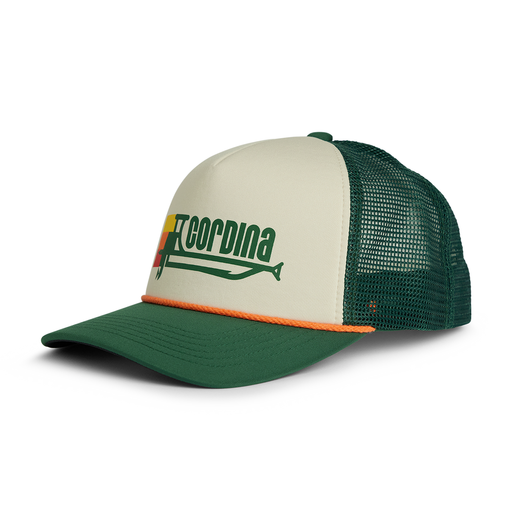 Cordina Trucker - Skiff Foam Hat Hat-Dark Green