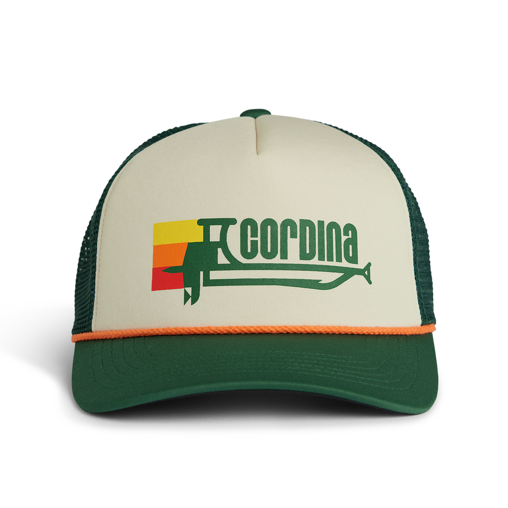 Cordina Trucker - Skiff Foam Hat Hat-Dark Green