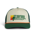 Cordina Trucker - Skiff Foam Hat Hat-Dark Green