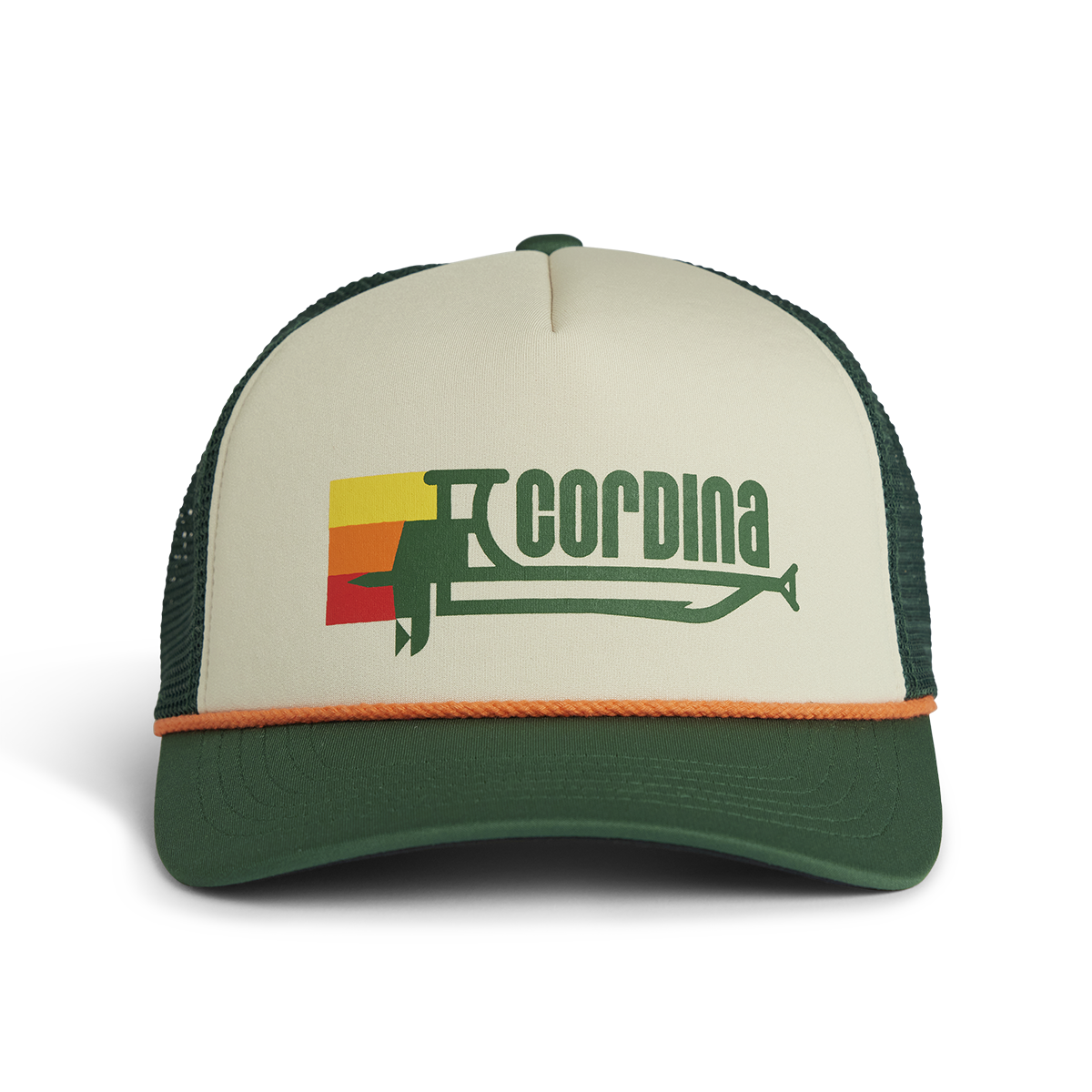 Cordina Trucker - Skiff Foam Hat Hat-Dark Green