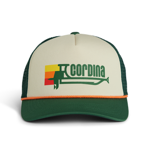 Cordina Skiff Hat-Dark Green/Dark Green