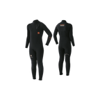 Manera Seafarer Groms 4/3 FZ Wetsuit-Black
