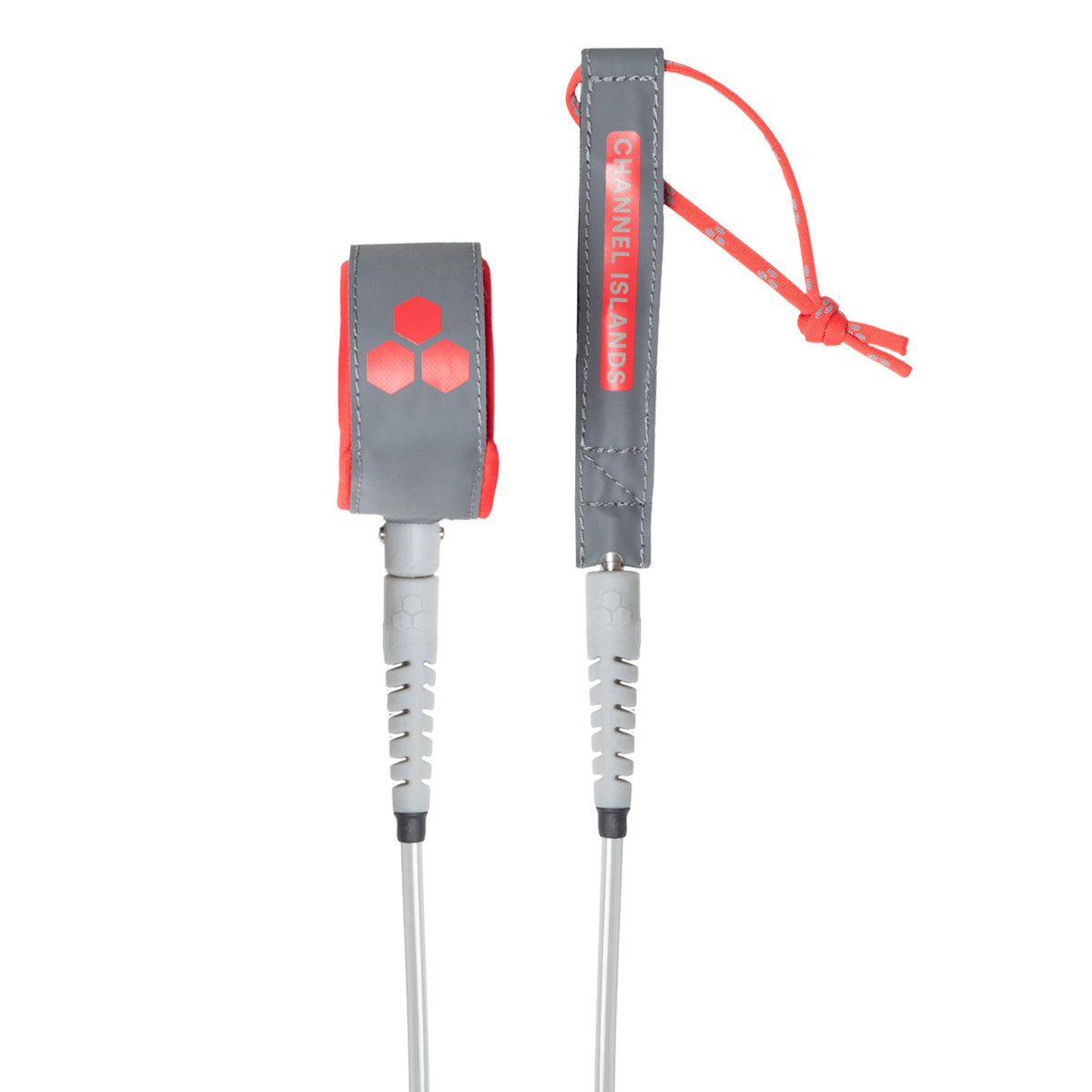 Channel Islands Hex Comp Leash-Fire Castle-6' x 3/16"