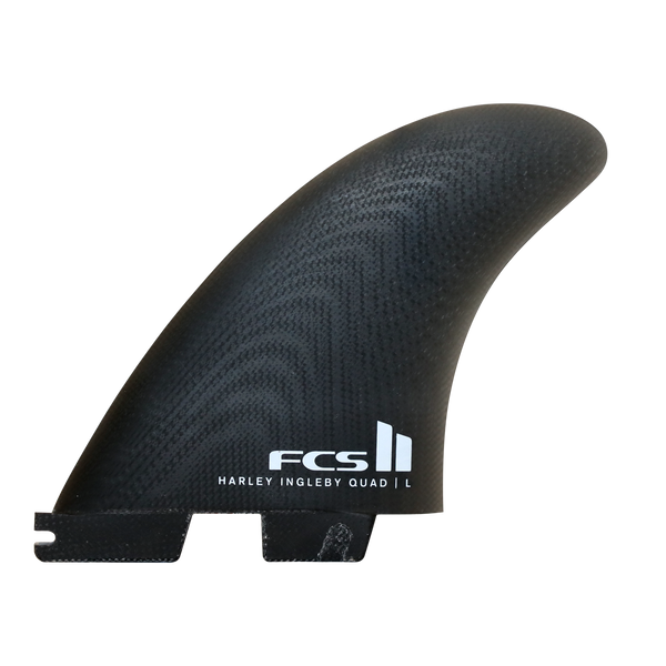 FCS II Harley Ingleby PG Quad Fin Set-Smoke-Large — REAL Watersports