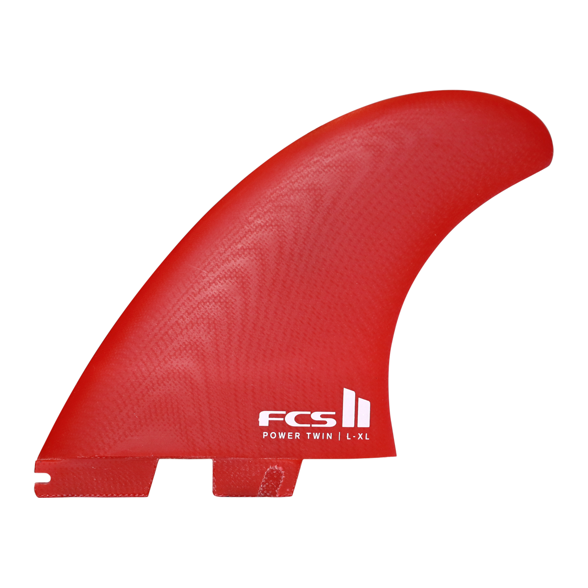 FCS II Harley Ingleby PG Twin Fin Set-Red-Large/X-Large